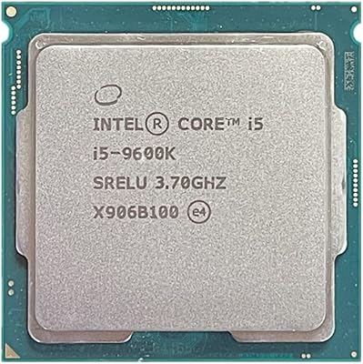 Processeur cpu intel core i5-9600k i5 9600k 3,7 ghz 6 cœurs 6 threads