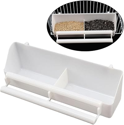 Double bol de nourriture 2 en 1 pour oiseaux perroquets, bol de nourriture suspendu pour perroquet, boîte de nourriture pour animaux de compagnie, récipient de nourriture et d'eau en plastique pour calopsitte, perruche, ara. DIAYTAR COTE D'IVOIRE, la boutique en ligne généraliste leader en Côte d'Ivoire, propose une large sélection de produits avec plus de 300 000 références. Vous pouvez trouver tout ce dont vous avez besoin, des produits alimentaires aux accessoires de mode. DIAYTAR COTE D'IVOIRE est votre destination pour un shopping en ligne pratique et abordable.