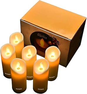 Bougie ronde de galglu pour mariage, fiançailles, anniversaire - non parfumée