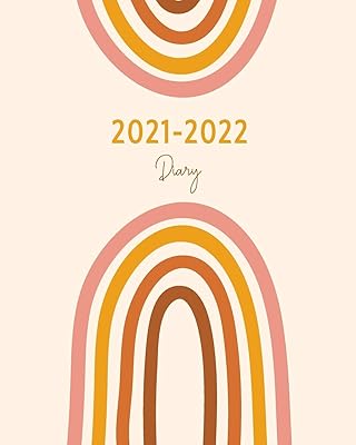 Agenda 2021-2022 : agenda de mi-année bohème pastel, planificateur académique pour étudiant, semaine