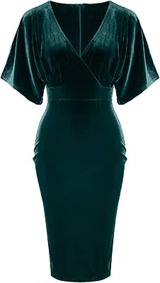 Robe en velours à manches papillon style années 50. DIAYTAR COTE D'IVOIRE se positionne comme leader du commerce en ligne en Cote d'Ivoire, en offrant une expérience d'achat en ligne sécurisée et pratique. Les clients peuvent naviguer facilement sur le site pour trouver leurs produits préférés. 