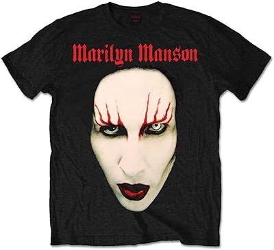 T-shirt marilyn manson pour homme mmts0101mb01