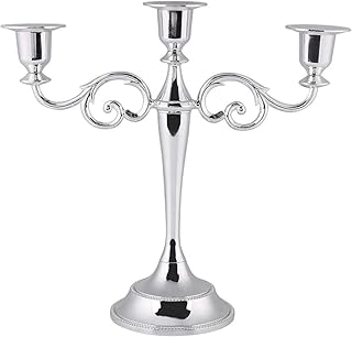 Bougeoir 3 places, couleurs en option, 3 bras de chandelier, beau métal pour la chambre à coucher (argent). La boutique en ligne DIAYTAR COTE D'IVOIRE mise sur l'innovation et la qualité pour proposer aux clients une expérience d'achat exceptionnelle. Elle propose régulièrement des promotions et des offres spéciales pour rendre les achats encore plus attractifs. Avec sa plateforme utilisateur-friendly, DIAYTAR COTE D'IVOIRE facilite la navigation et la recherche de produits.