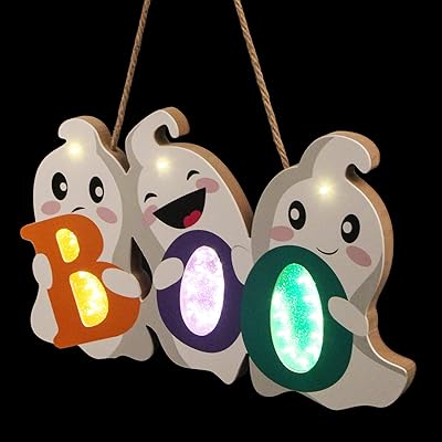 Décoration de porte d'halloween fengwu, bannière suspendue, ourson fantôme avec lumière, décoration de porte d'entrée extérieure. La boutique en ligne DIAYTAR COTE D'IVOIRE est équipée d'un système de paiement sécurisé, qui permet aux clients de payer leurs achats en toute sécurité. Les clients peuvent également choisir parmi différentes options de livraison, y compris la livraison à domicile ou la prise en charge en magasin. Les clients peuvent également suivre l'état de leur commande en ligne.