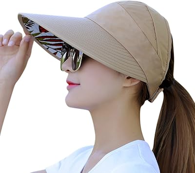 Chapeaux de soleil pour femmes, protection uv à large bord, chapeaux de soleil