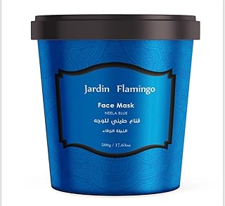 Masque à l'argile flamant bleu et violet