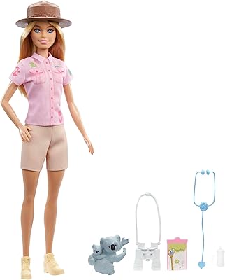 Poupée barbie animal world (12 pouces), vêtements et accessoires de jeu de rôle : figurine de koala et bébé, biberon, stéthoscope, jumelles et presse-papiers, excellent cadeau de jouet pour les 3 ans et plus. Avec une offre massive de plus de 300 000 articles, DIAYTAR COTE D'IVOIRE est la boutique en ligne la plus fournie de Côte d'Ivoire. Elle propose des produits de qualité, à des prix compétitifs, et offre une expérience d'achat en ligne sécurisée et fiable. Les clients peuvent naviguer facilement à travers les différentes catégories pour trouver ce qu'ils cherchent.