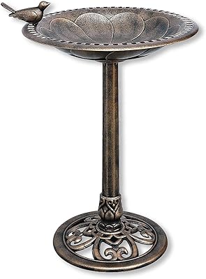 Bain d'oiseaux de jardin extérieur - bronze - polyrésine résistante aux intempéries - 30" - backyard expressions. La boutique en ligne DIAYTAR COTE D'IVOIRE propose une expérience d'achat en ligne fluide et sécurisée. Les clients peuvent naviguer facilement sur le site et trouver des produits qui répondent à leurs besoins. De plus, la boutique propose des promotions et des réductions régulières, ce qui permet aux clients de faire des économies.