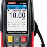 Jauge d'épaisseur à ultrasons numérique wintect plage de 0039 886 pouces avec sonde
