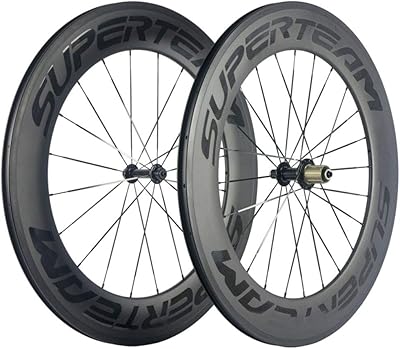 Jantes en fibre de carbone super team 88 mm largeur 23 mm 700c