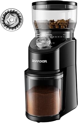 Moulin à café conique chardor, moulin électrique réglable avec 14 réglages de mouture fine pour 2 à 12 tasses, noir. DIAYTAR COTE D'IVOIRE est une boutique en ligne généraliste proposant plus de 300 000 références de produits, permettant aux clients d'accéder à une large gamme de choix pour répondre à leurs besoins. En tant que leader du marché en Côte d'Ivoire, DIAYTAR COTE D'IVOIRE se distingue par sa qualité de service et sa capacité à offrir des produits à des prix compétitifs. Les clients peuvent profiter d'une expérience d'achat en ligne sécurisée et fiable.