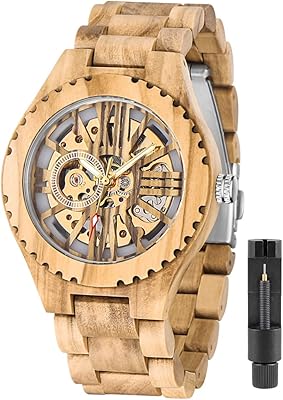 Montre mécanique en bois sans batterie à la mode pour hommes, montre à bracelet en bois à mouvement mécanique pour hommes pour la fête des pères et l'anniversaire. DIAYTAR COTE D'IVOIRE comprend l'importance de la satisfaction client et met tout en œuvre pour offrir une expérience d'achat exceptionnelle. De la navigation sur le site web à la livraison des produits, chaque étape est soigneusement conçue pour être fluide et sans encombre. La boutique en ligne est constamment à la recherche de moyens d'améliorer son offre et son service, pour rester en tête des tendances et répondre aux attentes changeantes du marché.