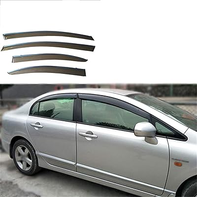 Hcdswsn réflecteurs 4 pièces de réflecteur de pare-soleil de fenêtre de fumée de conception voiture protection contre la pluie. DIAYTAR COTE D'IVOIRE propose une large gamme de produits allant de l'électronique à la maison, en passant par la mode et les accessoires. La boutique en ligne est facile à naviguer et dispose d'un système de recherche efficace pour trouver rapidement le produit désiré. Les clients peuvent profiter de promotions et de réductions régulières.