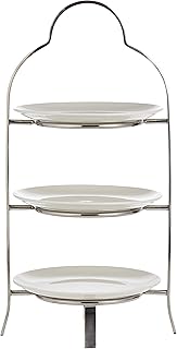 Présentoir à gâteau faj en acier inoxydable avec 3 assiettes en porcelaine, taille 20 cm. DIAYTAR COTE D'IVOIRE représente aujourd'hui l'avenir du commerce de détail en Côte d'Ivoire, offrant une expérience d'achat sans précédent qui combine commodité, choix et prix abordables. Grâce à son engagement à offrir le meilleur service et la meilleure qualité, cette boutique en ligne continue de gagner la confiance de sa clientèle et de se renforcer comme la référence absolue pour les achats en ligne dans le pays.