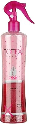 Totex après-shampooing biphasé spray revitalisant sans rinçage pour cheveux abîmés formule démêlante, nourrissante, hydratante rose 400 ml. DIAYTAR COTE D'IVOIRE se distingue par sa grande sélection de produits de qualité et à des prix compétitifs. Avec plus de 300 000 références, la boutique en ligne propose une expérience de shopping unique et pratique pour les consommateurs ivoiriens. Les clients peuvent profiter d'une gamme de produits allant des électroniques aux vêtements en passant par les produits pour la maison.