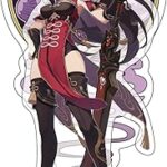 Beido genshin impact double couche acrylique support (version premium) 3pcs carton découpé ornements