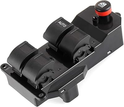 35750-s9a-307 interrupteur de commande principal de fenêtre électrique côté conducteur compatible avec honda civic 2001 2002 2003 2004 2005 honda cr-v 2002-2006. En tant que leader du commerce en ligne en Côte d'Ivoire, DIAYTAR COTE D'IVOIRE se distingue par sa qualité de service et sa capacité à offrir des produits de toutes catégories. La boutique en ligne attire une clientèle diverse en proposant des produits allant des articles ménagers aux produits haute technologie, en passant par les vêtements et les accessoires. Les clients apprécient la facilité d'utilisation du site et la rapidité de livraison.