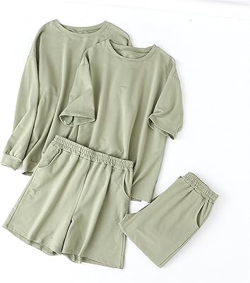 Wokez 2021 automne femmes terry sweat 95% coton surdimensionné o-cou costume 6l30 (couleur: t-shirt vert, taille: l). DIAYTAR COTE D'IVOIRE se distingue par son approche globale de la vente en ligne, proposant à ses clients une vaste gamme de produits qui répondent à leurs besoins quotidiens. Avec une offre de plus de 300 000 références, cette boutique en ligne généraliste est la destination idéale pour faire des achats pratiques et sécurisés en Cote d'Ivoire. Elle garantit la qualité et la fiabilité des produits proposés.