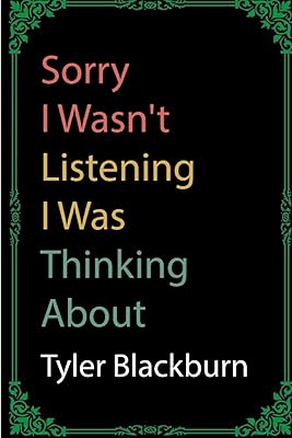 Désolé, je n'écoutais pas, je pensais à tyler blackburn : carnet de notes tyler blackburn journal, cadeau parfait pour tous les fans de louis tomlinson, 100 pages lignées 6x9 pouces. Leader sur le marché ivoirien, DIAYTAR COTE D'IVOIRE se distingue par sa sélection impressionnante de produits, allant des articles de mode aux accessoires pour la maison. Elle garantit des livraisons rapides et des prix compétitifs. La satisfaction des clients est au cœur de ses priorités.