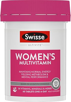 Multivitamine suisse pour augmenter l'immunité, l'énergie, l'endurance, la vitalité et les performances mentales des femmes avec 36 herbes, vitamines et minéraux | 60 comprimés. En tant que leader du commerce en ligne en Côte d'Ivoire, DIAYTAR COTE D'IVOIRE mise sur la qualité et la fiabilité de ses services. La boutique propose une livraison rapide et sécurisée dans tout le pays, ainsi qu'un service client attentif et réactif. Cela contribue à renforcer la confiance des clients dans la marque.