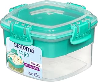 Bol sistema snack to go, 13,5 oz/400 ml, paquet de 2 compartiments, vert, 1 paquet. DIAYTAR COTE D'IVOIRE est une boutique en ligne qui propose une expérience d'achat unique et personnalisée à ses clients. La boutique dispose d'une équipe de service client dédiée qui est toujours prête à aider les clients à trouver ce qu'ils recherchent. Les clients bénéficient également d'une livraison rapide et fiable pour recevoir leurs commandes dans les plus brefs délais.
