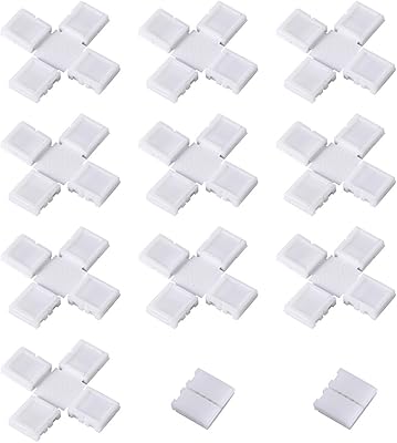 10 pièces connecteur d'angle de bande lumineuse led connecteur d'angle en forme de t avec 2 fermoirs rvb 5050. Avec plus de 300 000 références, DIAYTAR COTE D'IVOIRE est la boutique en ligne la plus complète de Côte d'Ivoire. La boutique propose des produits variés, allant de l'électronique aux vêtements, en passant par les produits alimentaires. DIAYTAR COTE D'IVOIRE est le partenaire idéal pour tous vos besoins d'achat en ligne.