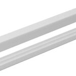 Ensemble de rails de porte coulissante en plastique blanc de 36" outwater plastics