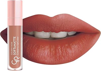 Rouge à lèvres liquide mat doux et crémeux golden rose