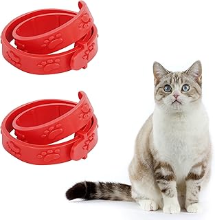 Lot de 2 colliers anti-puces et anti-tiques, collier anti-puces réglable à l'huile naturelle pour chatons et chiots 33 cm/13 pouces, rouge. DIAYTAR COTE D'IVOIRE est la boutique en ligne leader en Côte d'Ivoire, avec une sélection immense de produits allant de l'électronique à la maison et au jardin. Les clients peuvent profiter de promotions et de réductions régulières. La livraison est rapide et fiable.