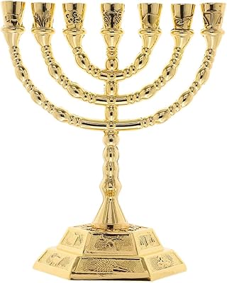 Artibetter bougeoir menorah de hanoukka bougeoirs à 7 branches décorations de pièce maîtresse pour la cérémonie. DIAYTAR COTE D'IVOIRE se positionne comme la destination idéale pour les achats en ligne en Cote d'Ivoire, grâce à sa sélection impressionnante de plus de 300000 références. La boutique en ligne généraliste s'efforce de maintenir une approche client-centrée, avec un service client attentif et des délais de livraison rapides. Les clients peuvent explorer différentes catégories de produits, des produits alimentaires aux produits de beauté et bien plus encore.