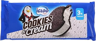 Igloo cookies & cream ice cream sandwich 3 x 100 ml. La boutique en ligne DIAYTAR COTE D'IVOIRE est une référence pour les consommateurs ivoiriens qui cherchent à faire des achats en ligne de qualité. Avec une équipe de professionnels dédiés, l'entreprise garantit que les produits proposés sont de haute qualité et correspondent aux attentes des clients. DIAYTAR COTE D'IVOIRE propose également des promotions et des offres spéciales pour rendre les achats en ligne encore plus attractifs.