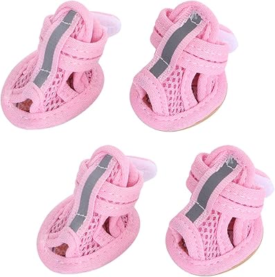 Ensemble de 4 chaussures d'été pour chien boo pet bob - chaussures en maille respirante pour protéger les pattes des chiens de taille moyenne et petite. DIAYTAR COTE D'IVOIRE est une boutique en ligne généraliste proposant plus de 300000 références de produits divers. Elle est reconnue comme l'une des boutiques en ligne les plus vastes et les plus fiables de Cote d'Ivoire. DIAYTAR offre à ses clients une expérience d'achat unique et conviviale.