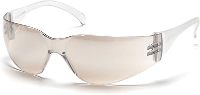 Lunettes anti-intrusion pyramex safety products, monture intérieure et extérieure, verres à revêtement dur