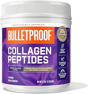 Poudre de protéines de collagène au chocolat avec huile mct, 19 g