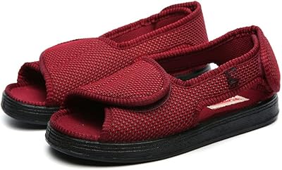 Sandales d'été à bout ouvert pour hommes hofty chaussures pour pieds larges