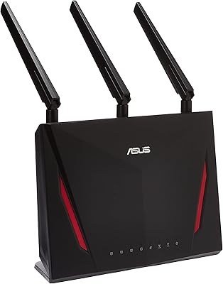 Routeur de jeu wi-fi gigabit double bande asus rt-ac86u ac2900 avec technologie mu-mimo