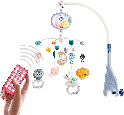 Mobile de lit musical pour bébés, jouets de berceau réglables avec télécommande de musique et de projection et fonction de synchronisation, cadeau pour nouveau-né de 0 à 12 mois. Diaytar Côte d'Ivoire est une boutique en ligne généraliste qui propose plus de 300 000 références de produits. Elle est la boutique en ligne leader en Côte d'Ivoire, offrant une grande variété de produits à ses clients. Les clients peuvent trouver tout ce qu'ils cherchent, des produits alimentaires aux électroniques, en passant par les vêtements et les accessoires.