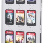 Étui à cartes de jeu pour nintendo switch, 9 emplacements en cristal acrylique