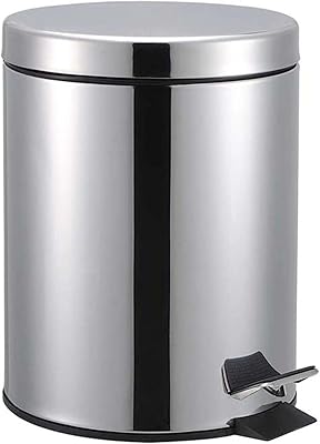 Poubelle à pédale wansour en acier inoxydable avec seau intérieur amovible | poubelle ronde pour salle de bain, maison, cuisine, salle de bain, chambre, bureau (5,0 l). DIAYTAR COTE D'IVOIRE est une boutique en ligne généraliste líder en Côte d'Ivoire, proposant plus de 300000 références de produits variés. Elle offre une expérience d'achat en ligne pratique et sécurisée, répondant aux besoins de ses clients. Avec une gammeLarge de produits, DIAYTAR COTE D'IVOIRE est le destin idéal pour tous les acheteurs en ligne.
