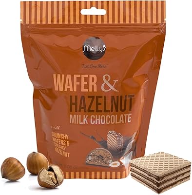 Gaufrette au lait et chocolat noisette milay's 200 g (paquet de 13)