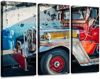 Jeepney old taxis aux philippines impression sur toile murale de jeepney à manille, philippines, 3 pièces. Grâce à son équipe dédiée et expérimentée, DIAYTAR COTE D'IVOIRE assure un service client de haute qualité, répondant aux questions et aux préoccupations des clients de manière efficace. La boutique donne également une grande importance à la satisfaction de ses clients, ce qui se reflète dans ses évaluations positives et son taux de fidélisation élevé.