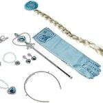 Ensemble d'accessoires pour cheveux pour filles elsa la reine des neiges, lot