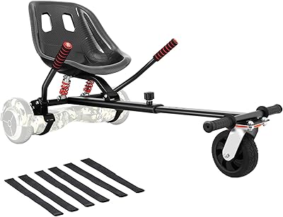 Accessoire de siège d'hoverboard avec absorption des chocs arrière pour enfants et adultes