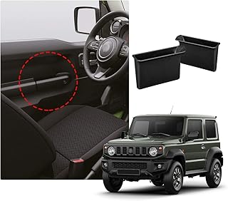Boîte de rangement latérale de porte avant moon min pour suzuki jimny, conteneur