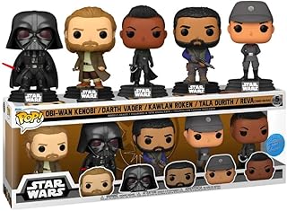 Funko pop! star wars : obi-wan kenobi - pack de 5 (exclusif), figurines
