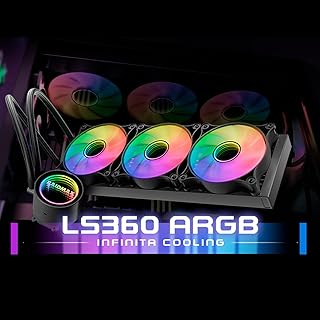 Système de refroidissement par eau redmax infinita ls360 aio, refroidisseur d'eau de jeu 360 mm avec 3 ventilateurs d'éclairage argb/rgb pwm, compatible avec les sockets cpu intel i5, i7, i9 et amd ryzen (noir). DIAYTAR COTE D'IVOIRE, votre boutique en ligne de confiance, offre une sélection de plus de 300 000 références pour répondre à tous vos besoins. Avec une offre variée et de qualité, DIAYTAR COTE D'IVOIRE est la destination idéale pour faire vos achats en ligne. Leader en Côte d'Ivoire, nous nous engageons à vous offrir les meilleurs produits et services.