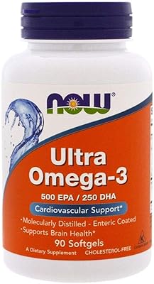 Now foods, ultra omega-3, 500 epa/250 dha, 90 gélules