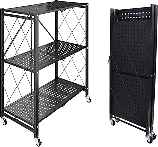 Étagère pliante arabest, étagère de rangement modulaire, étagère de rangement en métal robuste