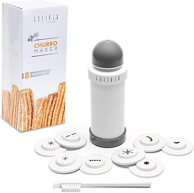 Juliber churro maker - 8 buses différentes pour machine à churros - churros para churros et presse à fromage - embout de passepoil pour churro facile à saisir (gris). DIAYTAR COTE D'IVOIRE, leader des boutiques en ligne en Côte d'Ivoire, propose plus de 300 000 références de produits. Vous pouvez trouver tout ce dont vous avez besoin, des produits alimentaires aux articles de maison en passant par les vêtements et les accessoires.