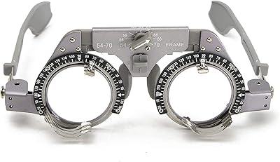 Cadre d'essai optique réglable, cadre de lentille optique en titane 54-70 mm, adapté à l'inspection optique dans les magasins d'optique des hôpitaux. DIAYTAR COTE D'IVOIRE est la boutique en ligne idéale pour les ivoiriens qui cherchent à acheter des produits de qualité à des prix abordables. Avec sa gamme élargie de produits, elle répond à tous les besoins, qu'il s'agisse d'électronique, de mode, de maison ou de bien-être. Elle est équipée d'un système de navigation convivial pour faciliter les recherches de produits.